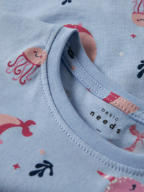 NAME IT T-shirt Vigga Chambray Blue Whales